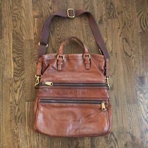Fossil Leather Crossbody Handbag